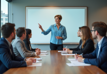 Groupe divers en formation en entreprise